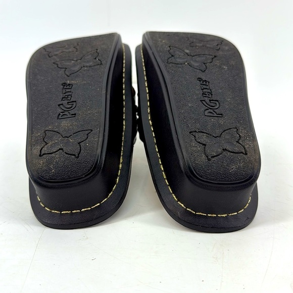 ALEGRIA Thong Women's Brown and Gold Sandals - Picture 5 of 5